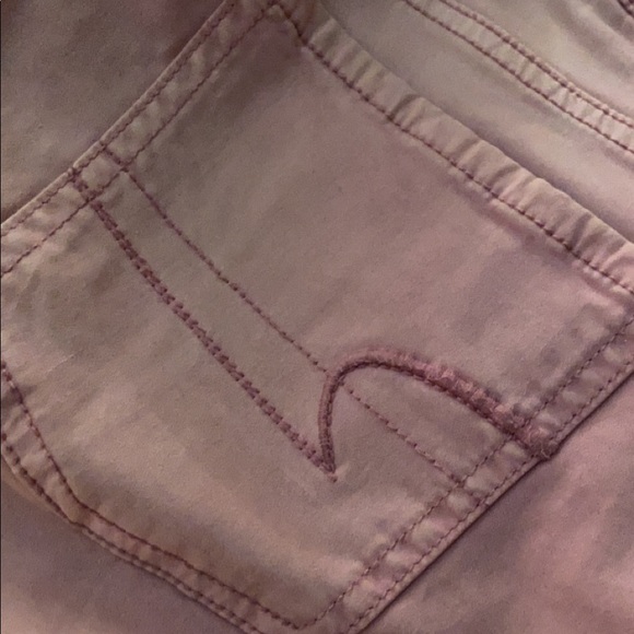 Pink super stretch skinny ankle fit jeans - Picture 2 of 4